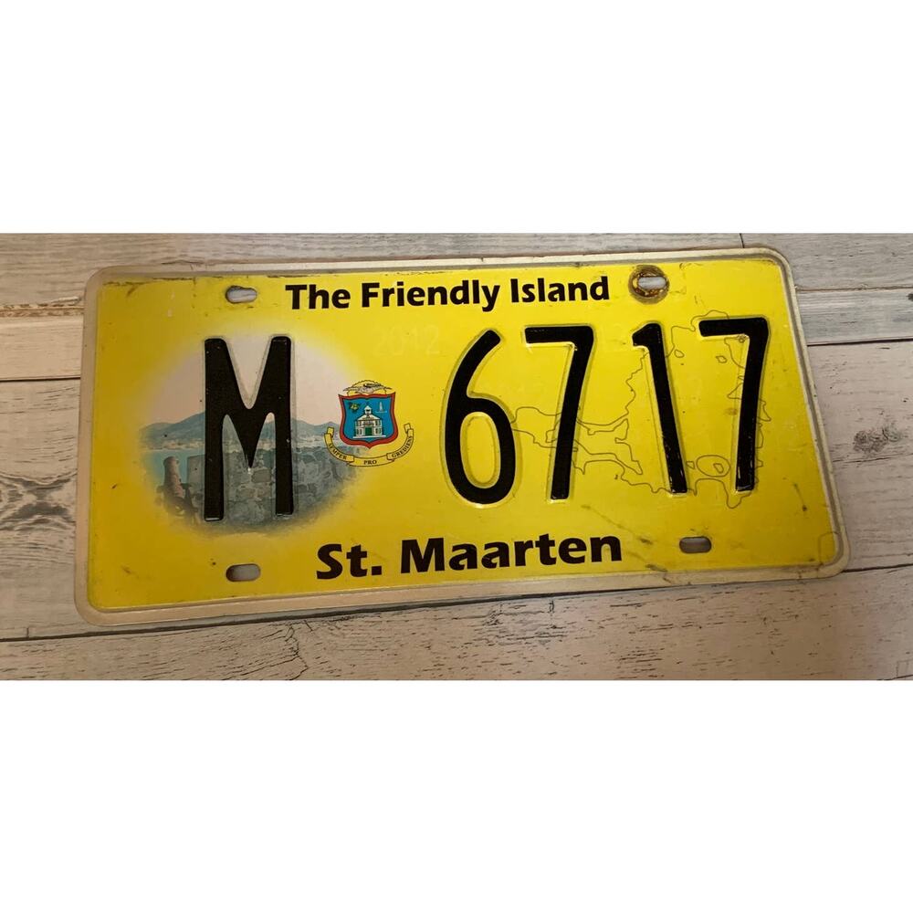 St. Maarten The Friendly Island License Car Plate auto Island decoration